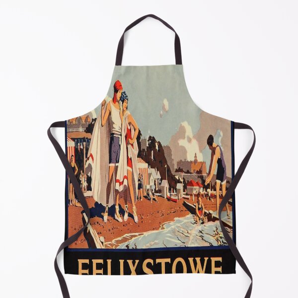 Item preview, Felixstowe retro poster designed and sold by CorasPosters.