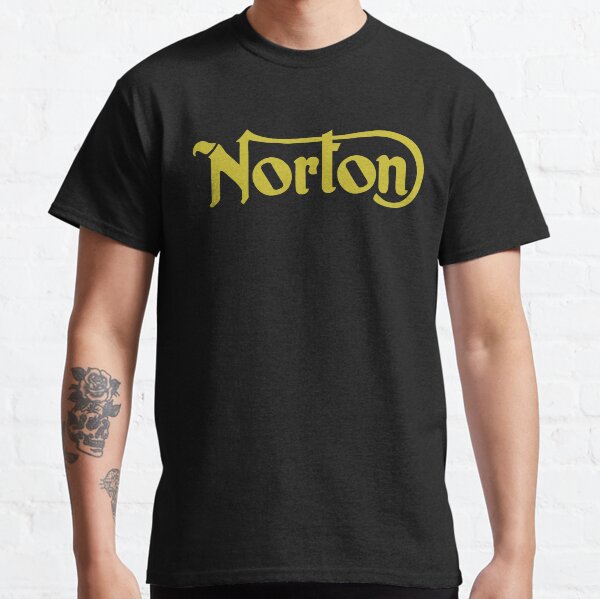 Vintage gelbe Norton Motorräder Classic T-Shirt