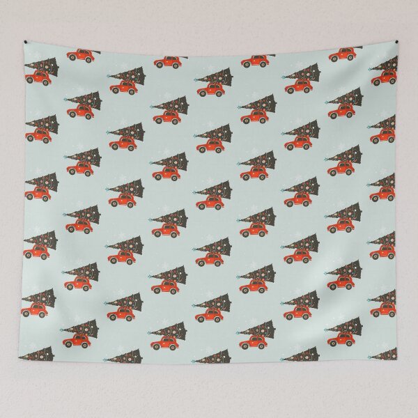 Item preview, Red Christmas car designed and sold by DesignsByRisa.