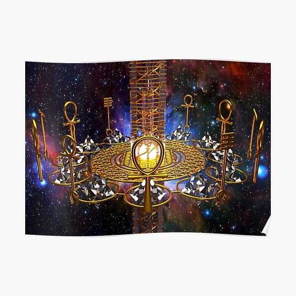 Ankh DNA Repair Healing Code Poster