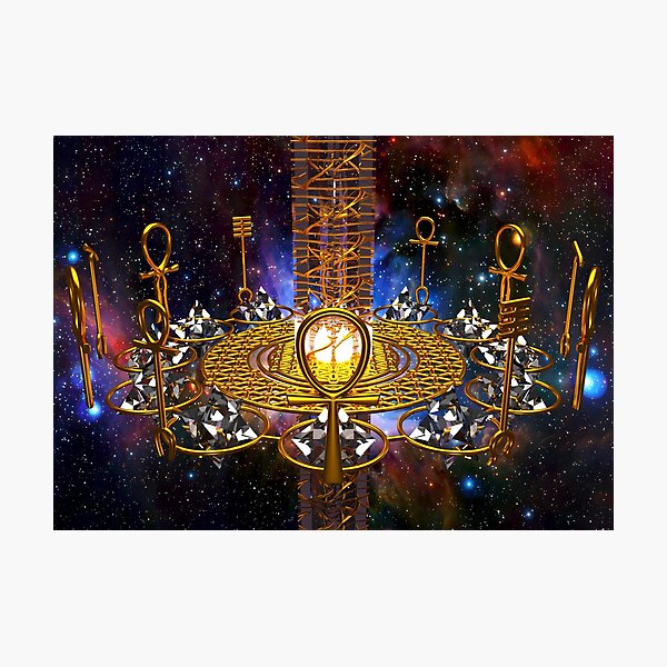Aperçu de l'œuvre Code de guérison de la réparation de l'ADN d'Ankh créée et vendue par Crystal Healing Art.