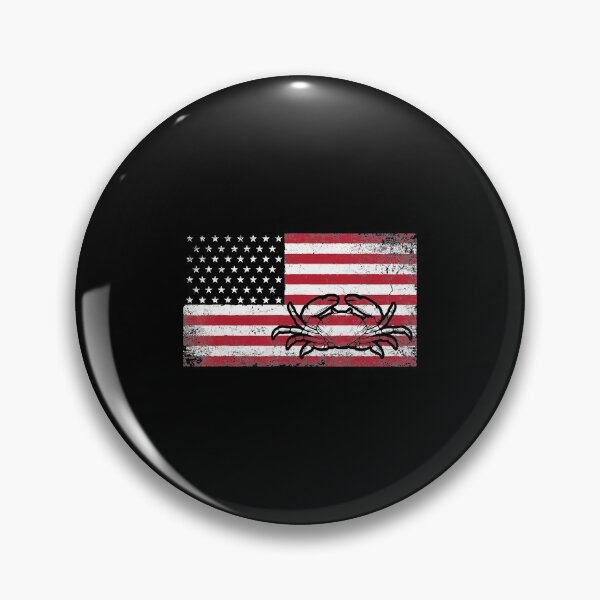 Item preview, Cangrejo Pescador Bandera americana 4 de julio Camiseta Crabbing designed and sold by CharlieWarren.