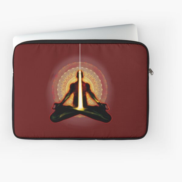 receiving light (meditator) Laptop Sleeve