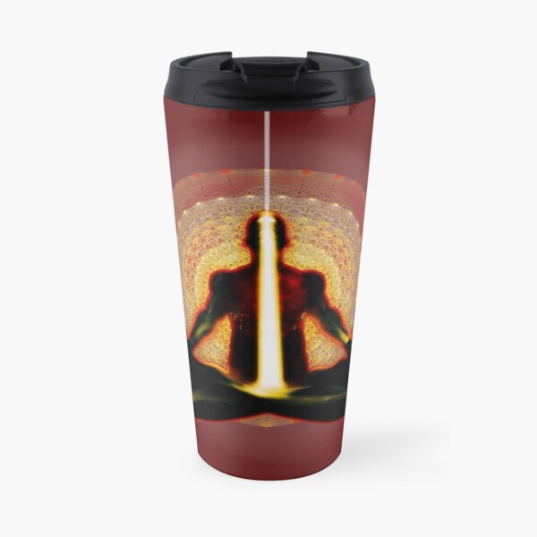 receiving light (meditator) Travel Mug