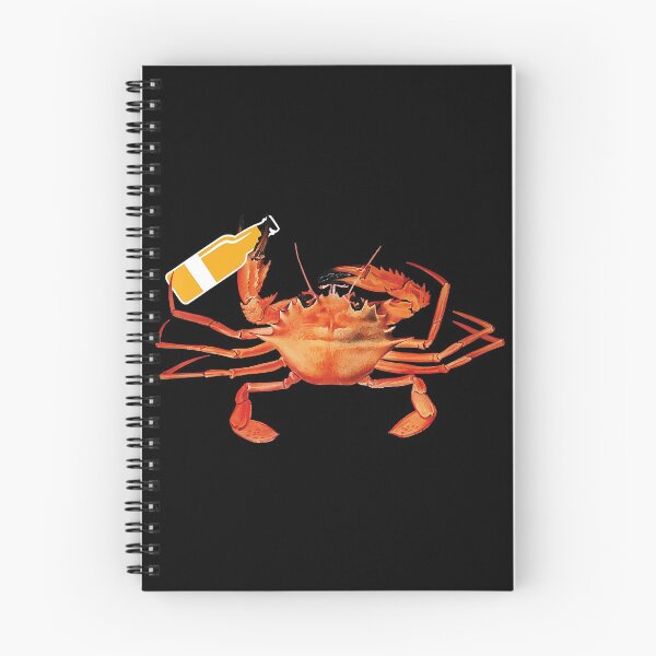 Item preview, Crab Lover Drinking Beer Crabbing Gift T-Shirt designed and sold by CharlieWarren.