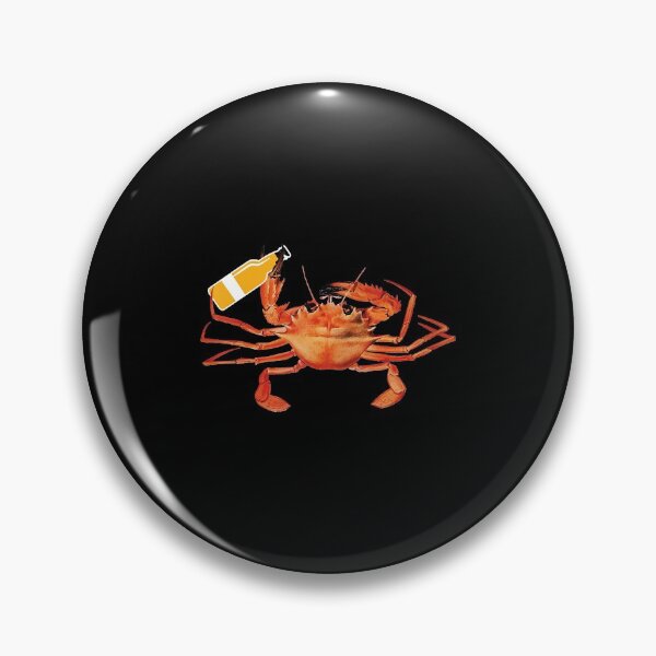 Item preview, Crab Lover Drinking Beer Crabbing Gift T-Shirt designed and sold by CharlieWarren.