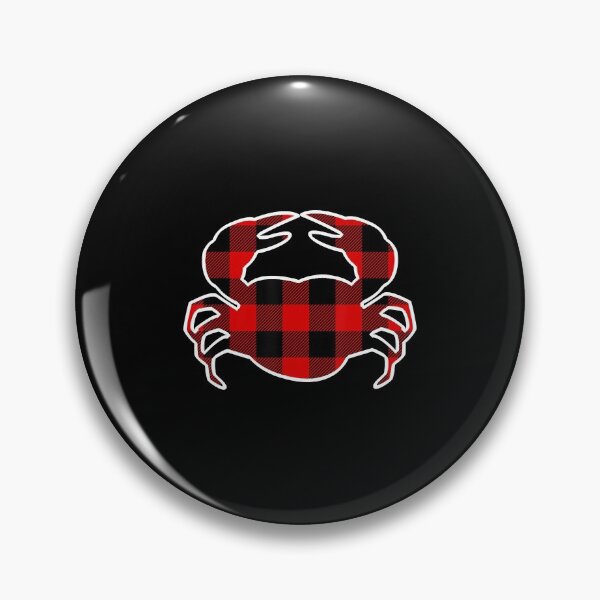 Item preview, Crab Red Buffalo Plaid Decapod Ocean Matching PJ Family Gift T-Shirt designed and sold by CharlieWarren.