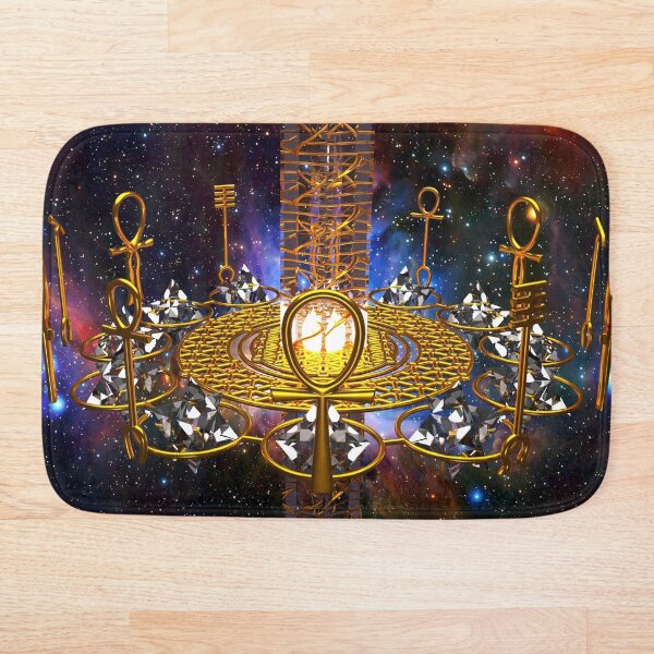 Ankh DNA Repair Healing Code Bath Mat