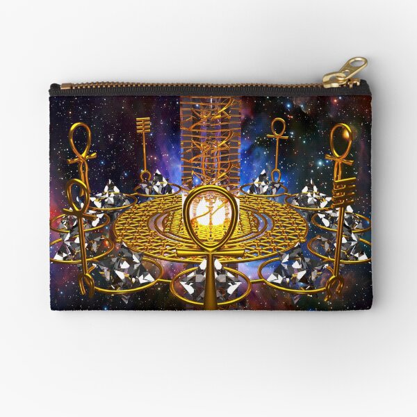 Ankh DNA Repair Healing Code Zipper Pouch