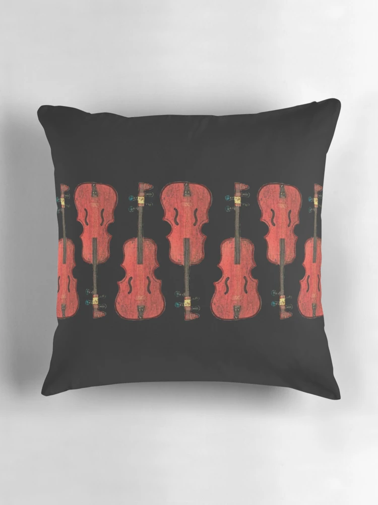 Thumbnail 3 of 4, Pillow, Cello Pattern designed and sold by RDBcreations.