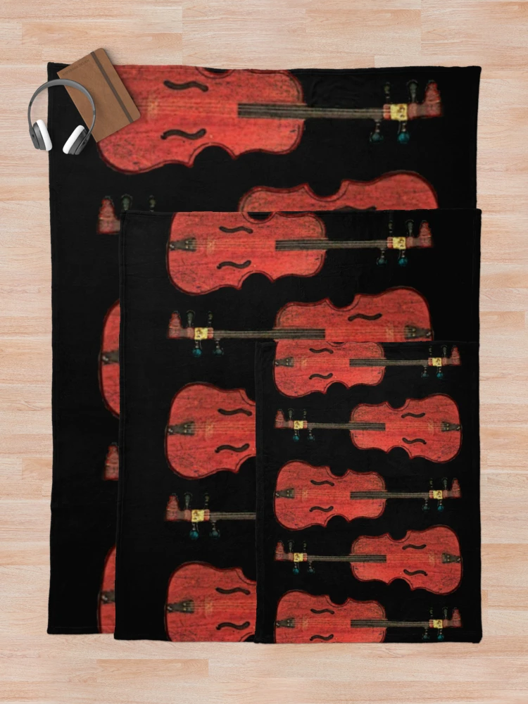 Thumbnail 5 of 6, Throw Blanket, Cello Pattern designed and sold by RDBcreations.