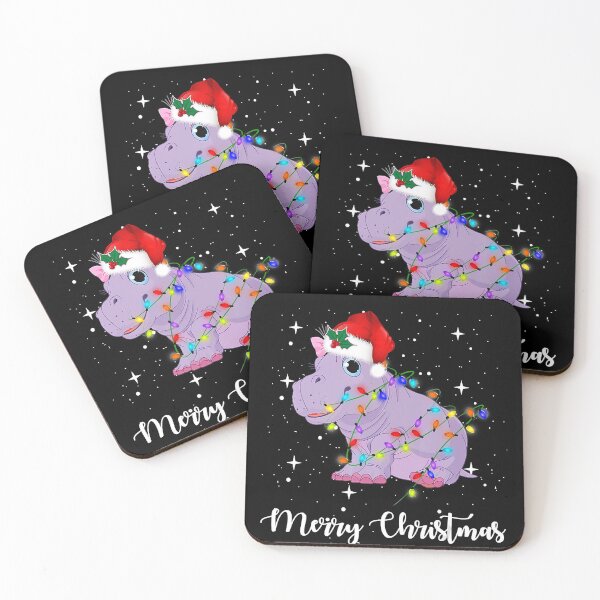 Item preview, Hippopotamus Christmas Christmas Lights Camiseta de hipopótamo designed and sold by GrahamWalsh.