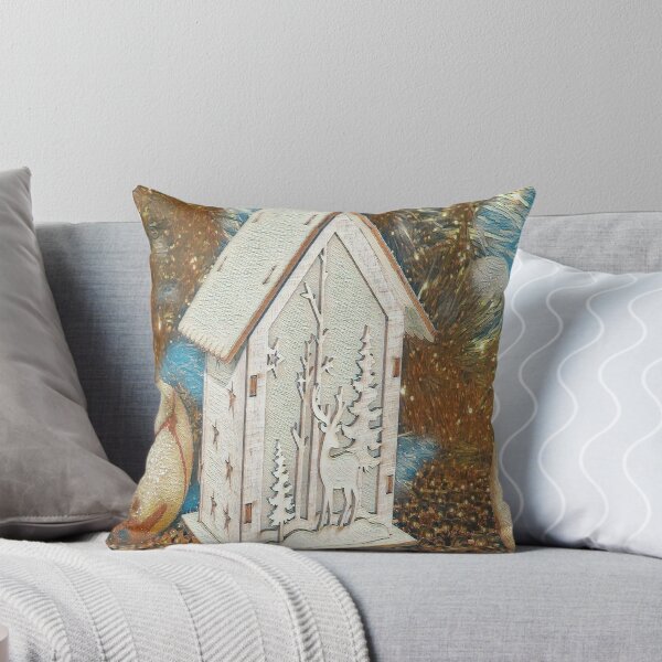 Item preview, GALATHI Christmas Reindeer House - Christmas designed and sold by Galathi Designs.