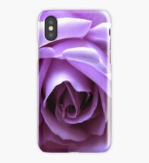 The Heart of a Blue Moon Rose iPhone Case