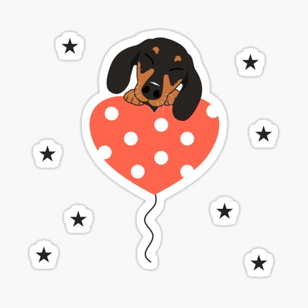 Item preview, Love Dachshund Sausage Dog designed and sold by Lulupainting.