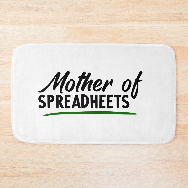Item preview, Mother of Spreadsheets designed and sold by PlainGratey.