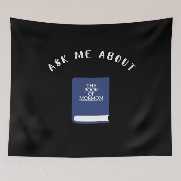 Item preview, Ask me about the Book of Mormon LDS Missionary designed and sold by h44k0n.