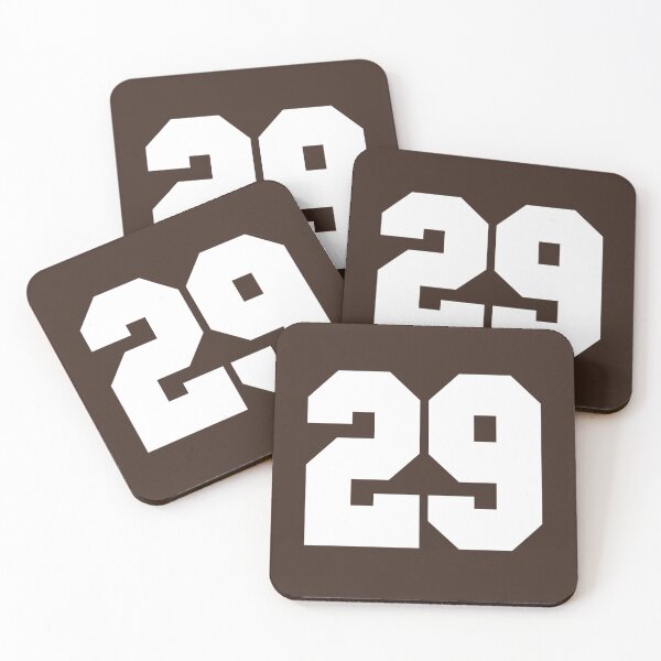 Item preview, 29 Number Cleveland Sports Twenty-Nine Brown Jersey designed and sold by HelloFromAja.