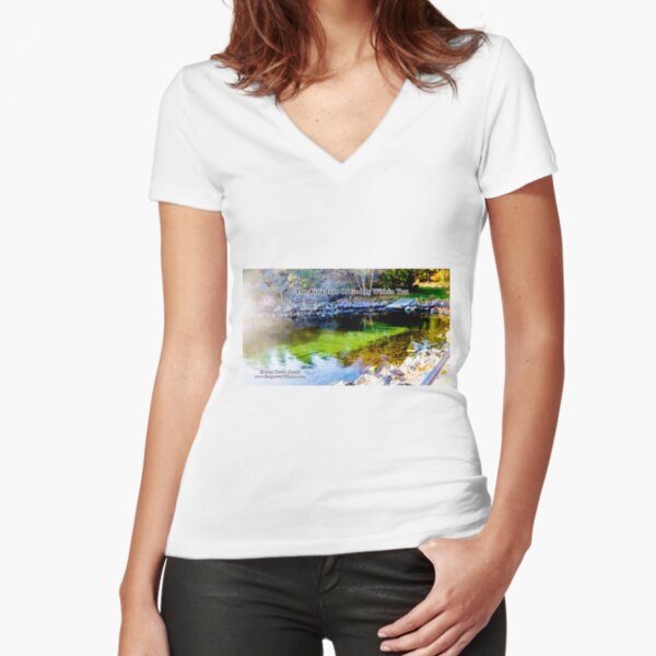 The Kingdom of God Fitted V-Neck T-Shirt