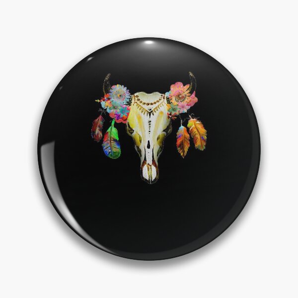 Item preview, Bohemian Steer Boho Desert Chic Cattle Cow Skull T-Shirt designed and sold by EliseJenkins.