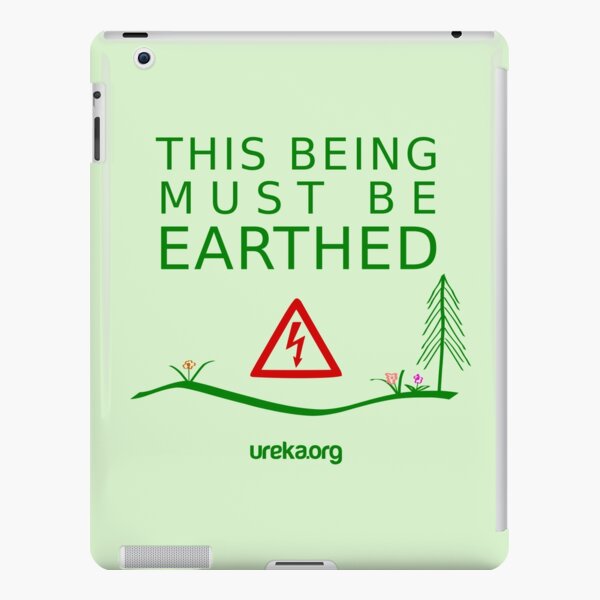 THIS BEING MUST BE EARTHED iPad Snap Case