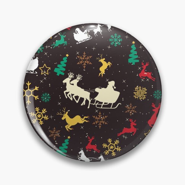 Item preview, Cute Christmas Reindeer & Snowflakes on Dark Background designed and sold by Gifty-Designs.
