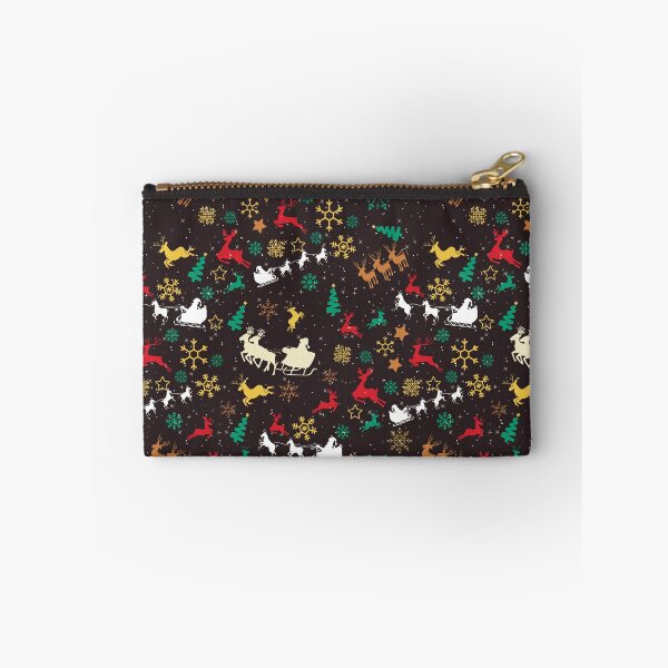 Item preview, Cute Christmas Reindeer & Snowflakes on Dark Background designed and sold by Gifty-Designs.