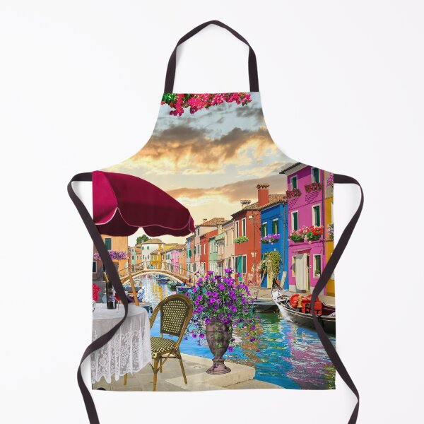 Item preview, Jigsaw Puzzle Romantic Venice Lamplight Alfresco Dining Gondola on Canal 1000 piece Adults designed and sold by StickerArtwork.
