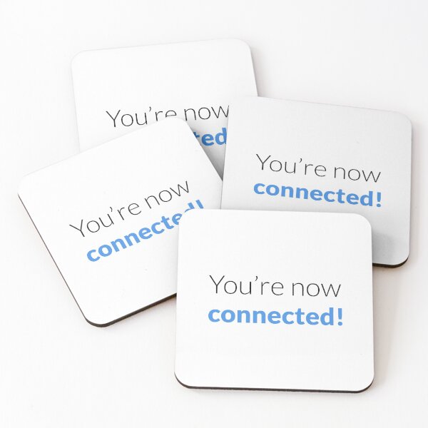 Item preview, you're now connected designed and sold by Amet Hermawan.
