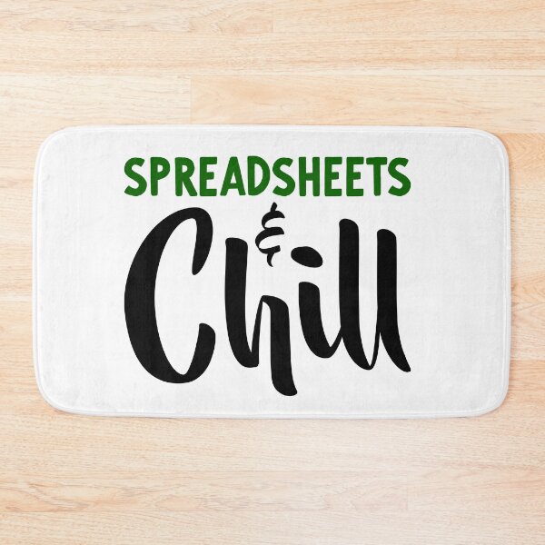 Item preview, Spreadheets & Chill designed and sold by PlainGratey.