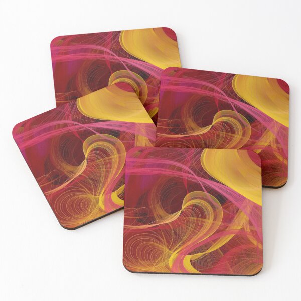 Item preview, Color explosion in red and yellow designed and sold by ApArtPaintings.