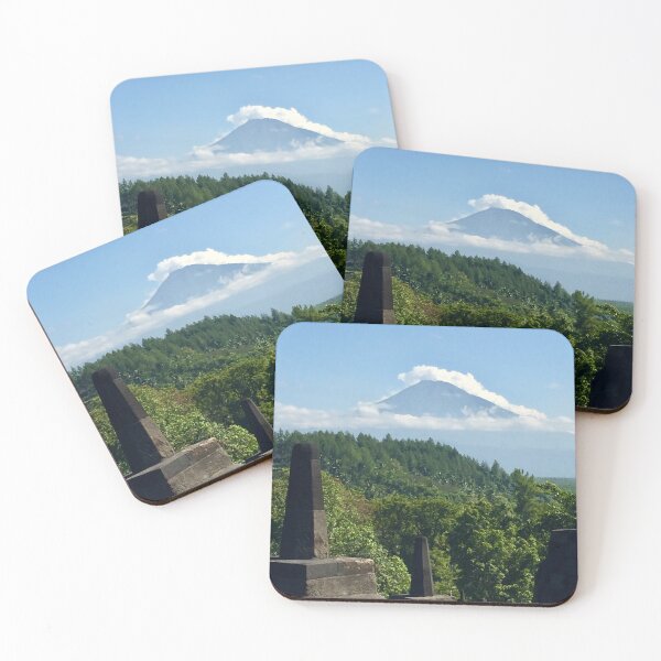 Item preview, Mount Merapi from Borobudur Temple Java Indonesia designed and sold by HolidayTees.