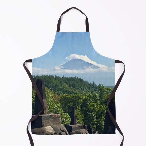 Item preview, Mount Merapi from Borobudur Temple Java Indonesia designed and sold by HolidayTees.