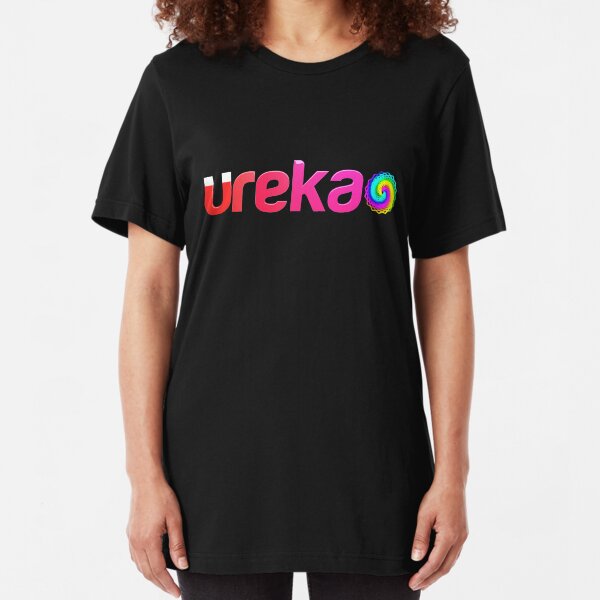 ureka: earth heart community - logo Slim Fit T-Shirt