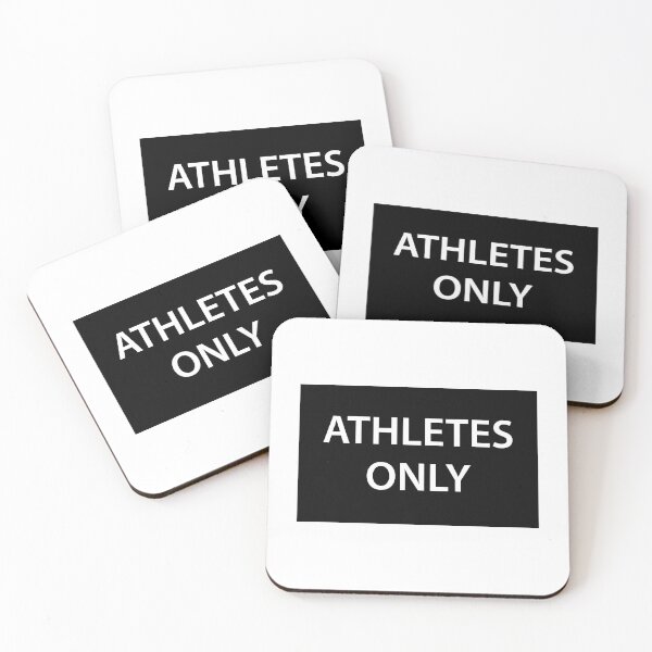 Item preview, Athletes Only Sign designed and sold by livetogether.
