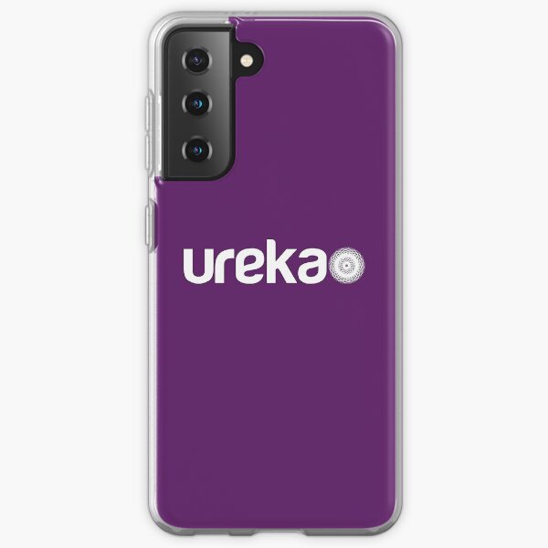 ureka: earth heart community - logo (white) Samsung Galaxy Soft Case