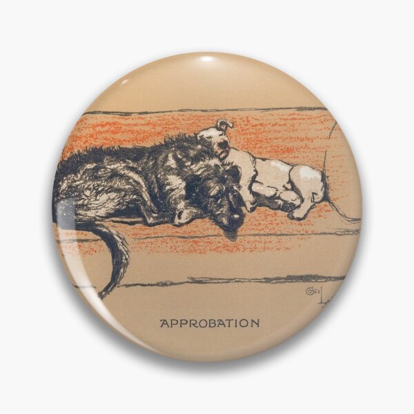 Item preview, Doggie Best Friends: Approbation by Cecil Aldin 1929 designed and sold by ebrawne.