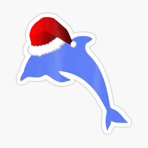 dolphin santa hat