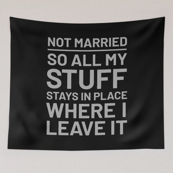 Item preview, Not married Divorced man designed and sold by Zagach Letters.