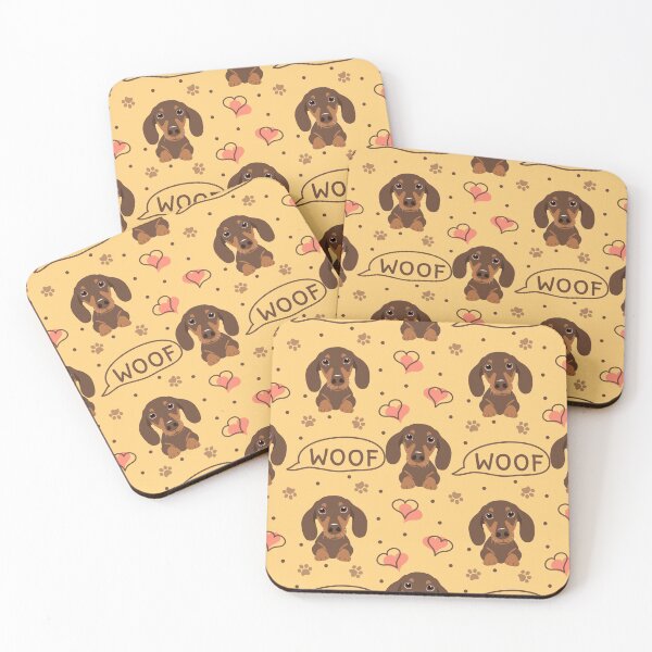 Item preview, Love Chocolate Dachshund Sausage Dog designed and sold by Lulupainting.