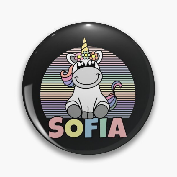 Item preview, Sofia First Name Cute Unicorn Rainbow designed and sold by JamesSalib67.