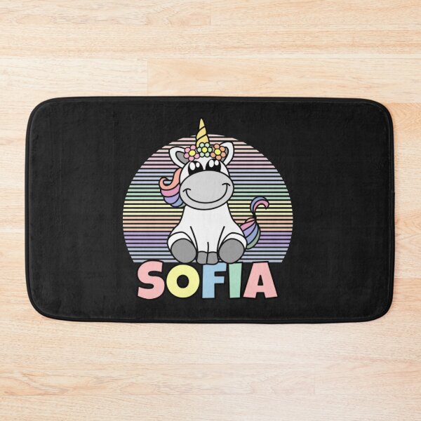 Item preview, Sofia First Name Cute Unicorn Rainbow designed and sold by JamesSalib67.