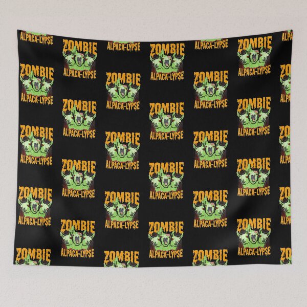 Item preview, Zombie Alpaca Lypse Halloween Llama Horror Funny designed and sold by mcinnesstore.
