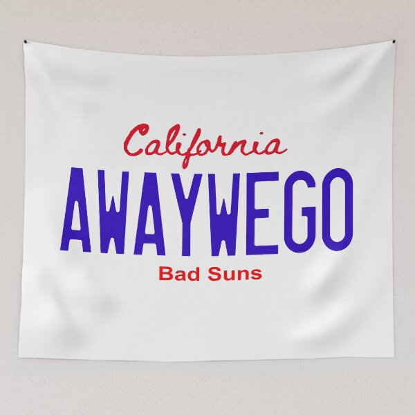 Item preview, Bad Suns License Plate designed and sold by gabi-noel.