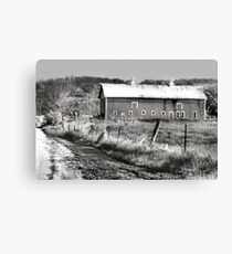 Barn along a Country Road Canvas Print