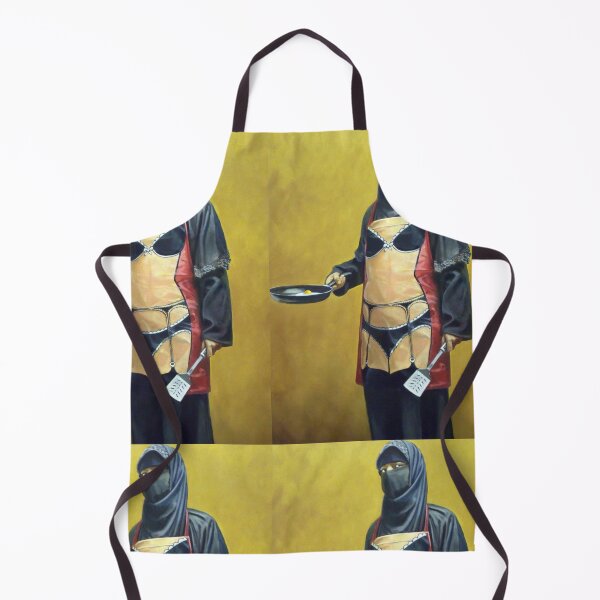 Item preview, BANKSY Sexy Burka Apron designed and sold by WE-ARE-BANKSY.