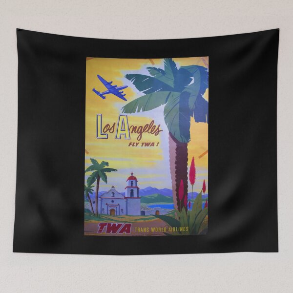 Item preview, Los Angeles retro poster designed and sold by CorasPosters.