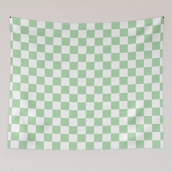 Item preview, Celadon - S. Checkered Pattern designed and sold by Masayakana.
