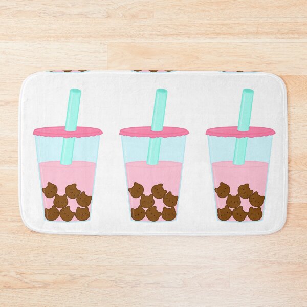 Item preview, Cute Cat Bubble Tea designed and sold by Elaine Carter.