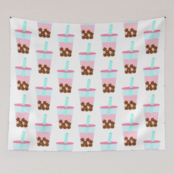 Item preview, Cute Cat Bubble Tea designed and sold by Elaine Carter.